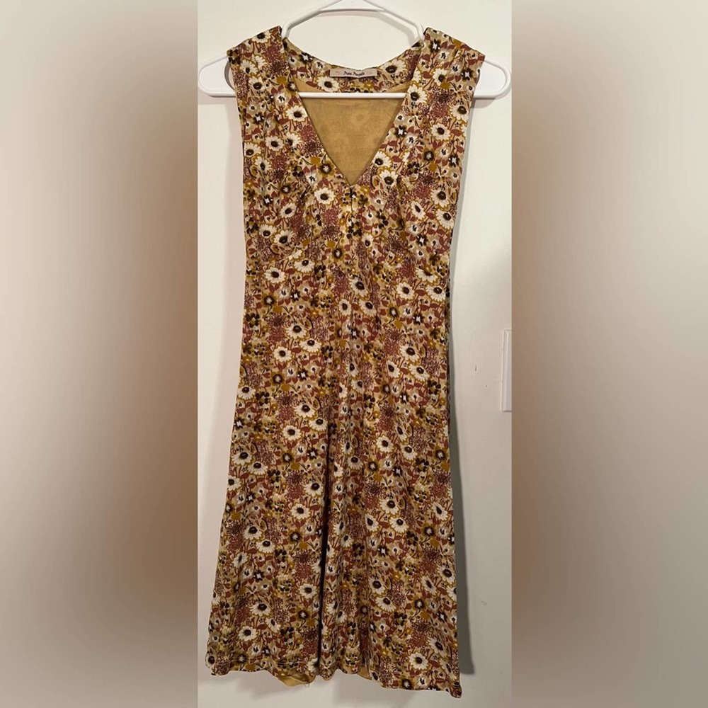 Free People / Vintage Boho Floral V-Neck Sleeveless Sundress S